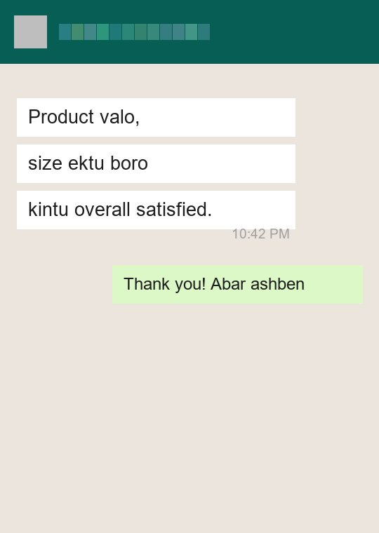 Customer review