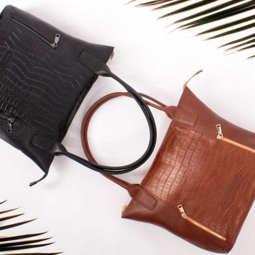 Leather Tote Bag image